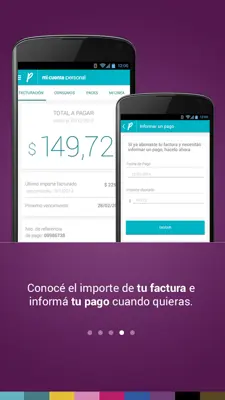 Mi Cuenta Personal android App screenshot 1